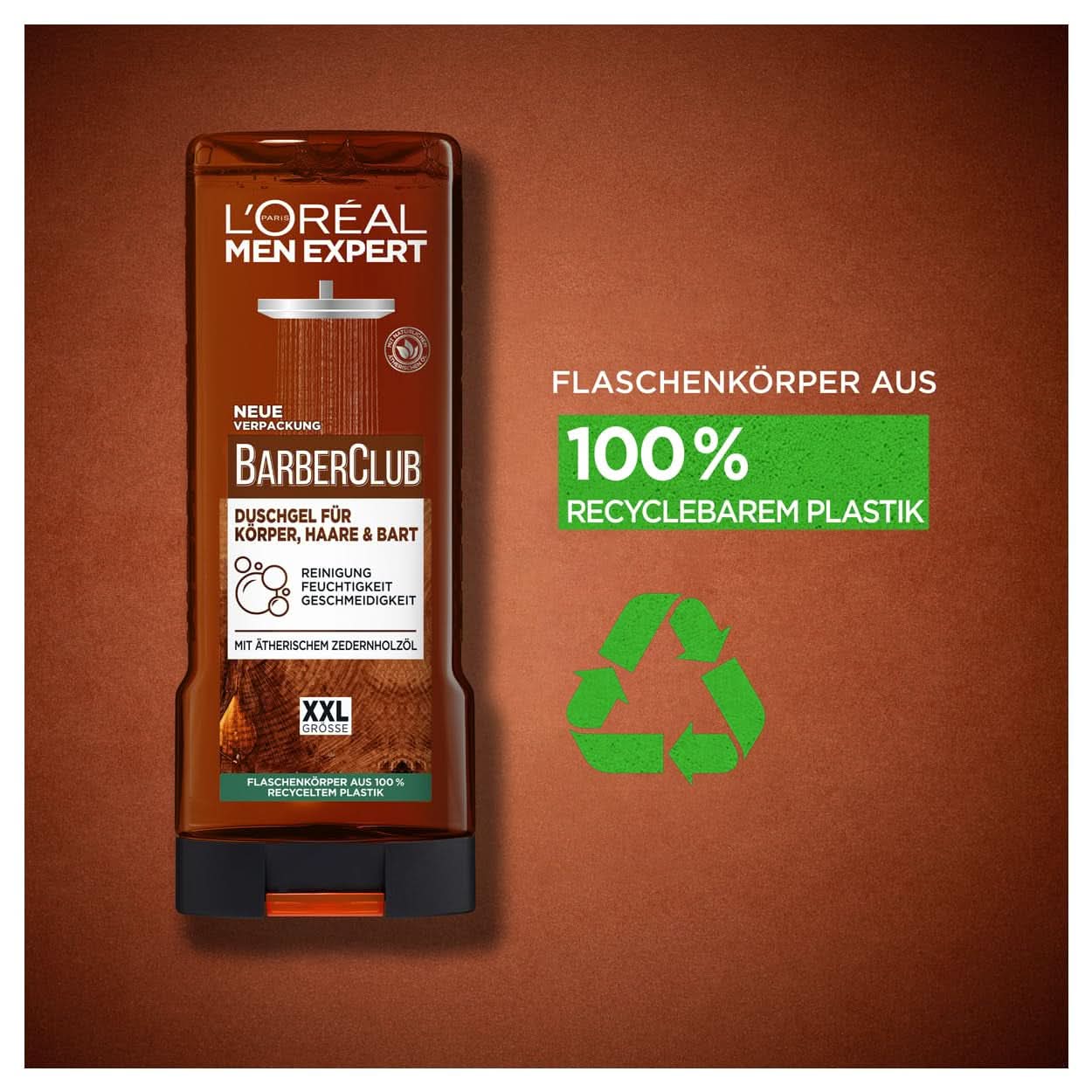 L'Oréal Men Expert XXL żel pod prysznic i szampon dla mężczyzn, 400 ml Naty Shop
