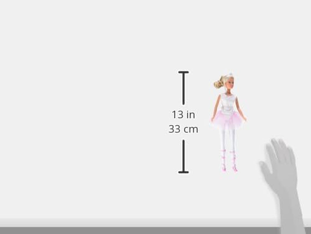 Simba 105733332 - Steffi Love Ballerina, lalka baletnica, 29 cm, wiek 3+
