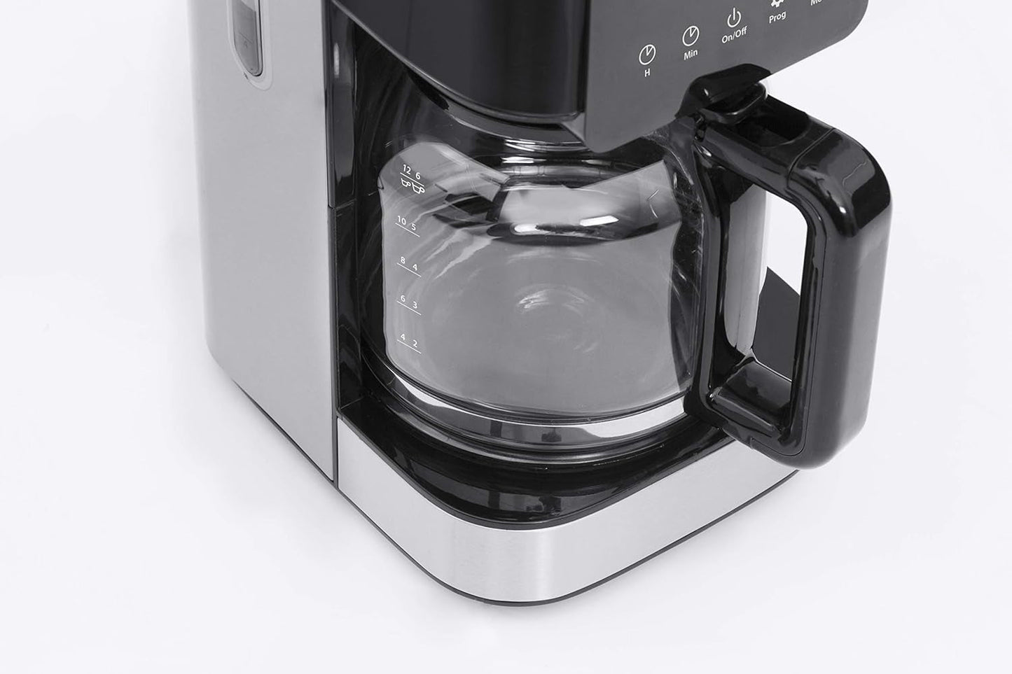 Ekspres CASO Coffee Taste and Style z filtrem stałym, 1,5 l, optymalna temperatura parzenia 92-96°C, system zapobiegający kapaniu, zoptymalizowana głowica zaparzająca, stal nierdzewna, 12 filiżanek