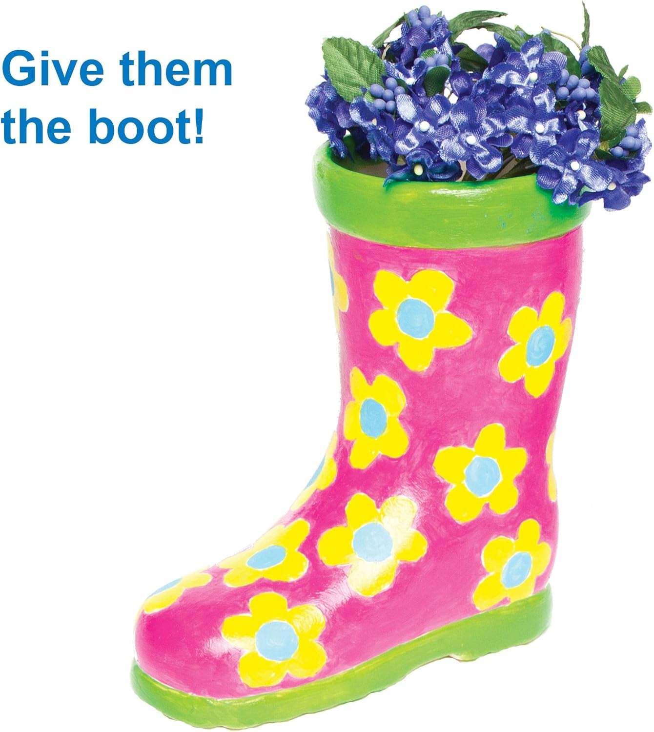 Ceramiczne garnki Baker Ross „Wellies” dla dzieci (2 szt.)