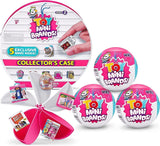 5 folderów z kolekcjami-niespodziankami Mini Brands Series 2 i 3 kapsułki-niespodzianki od ZURU Figurki Naty Shop Series 2