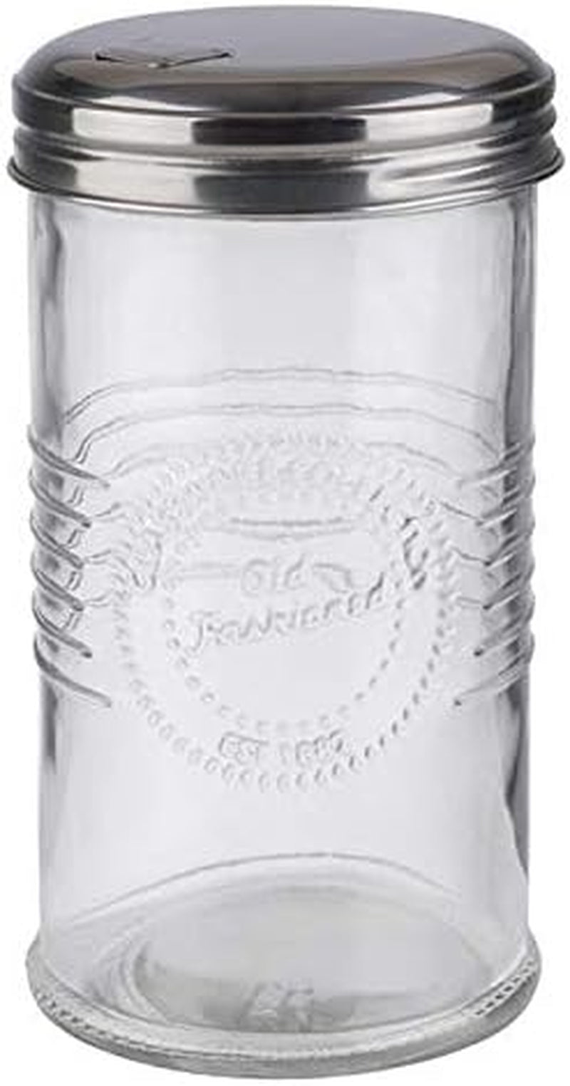APS 40510 Dozownik cukru - OLD FASHIONED, Ø 7,5 cm, wys. 14 cm, szkło, 0,35 litra, zakrętka z gwintem...