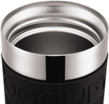 Bodum K11067-01 Prasa podróżna Czarny ekspres do kawy ze stali nierdzewnej z wymienną pokrywką 350ml