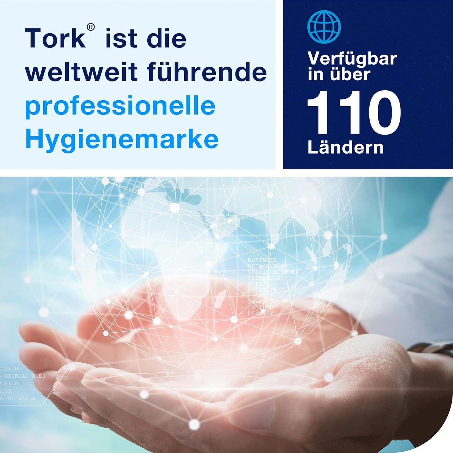 Tork Linstyle 509542 Czarne serwetki koktajlowe, składane w 1/4, 1 warstwa, 23,8 x 23,8 cm, 1 x 100 serwetek