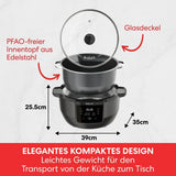 Szybkowar typu Instant Pot Superior, Multicooker 7,1 l, 4 funkcje gotowania, Wolnowar 800 W Naty Shop