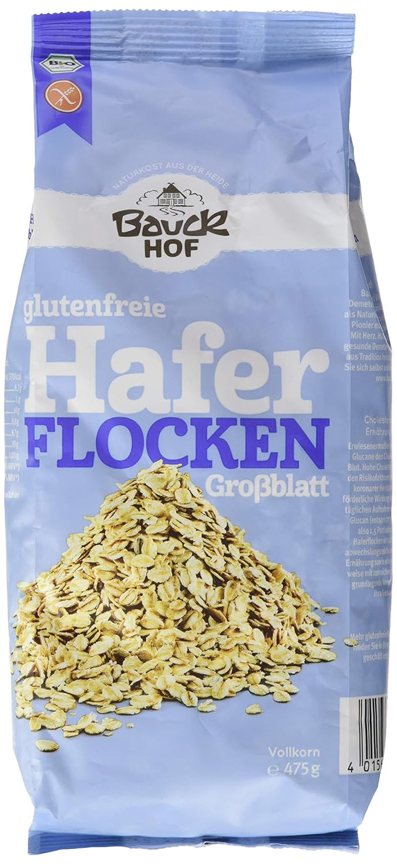 Organiczne płatki owsiane Hof, 475 g
