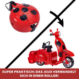 Bandai - Miraculous Ladybug - Cudowna hulajnoga Switch'n Go + 26 cm Biedronka Lucky Charm przegubowa lalka - P50668