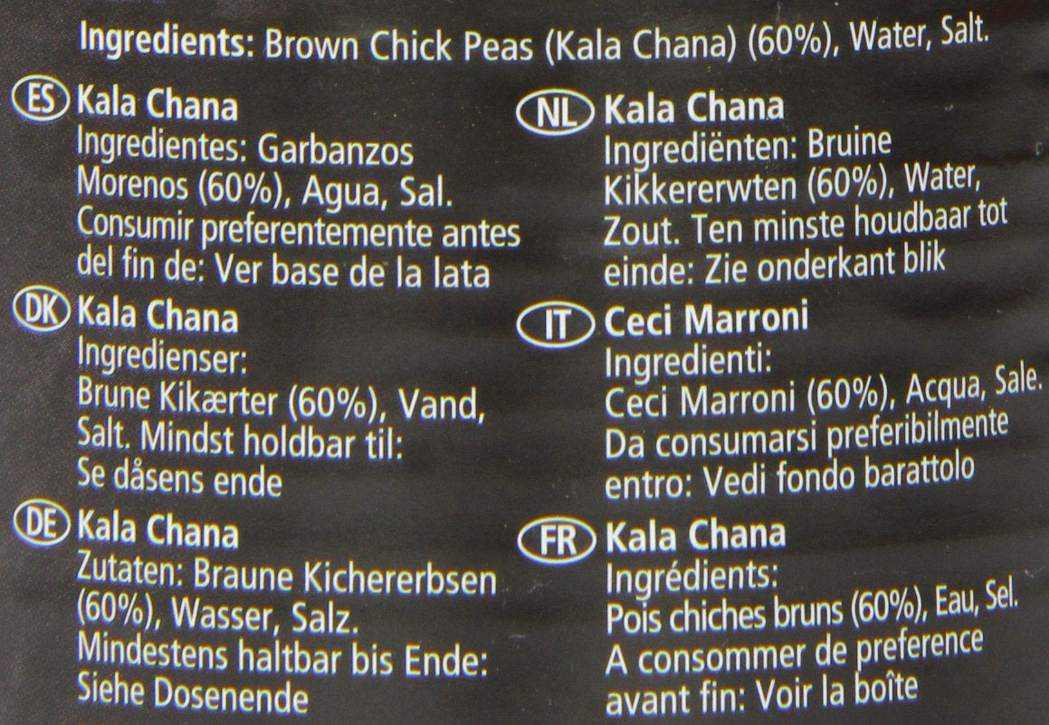 - Ciecierzyca brązowa (z puszki), opakowanie 12 szt. (12 x 400g)