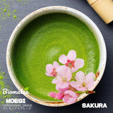 Herbata Sakura Matcha 50g - Ceremonial Grade z Japonii - Zielona herbata Premium z proszkiem z kwiatu Sakura - Pierwsze zbiory, Mielona na kamieniu, Wegańska, Bez dodatków