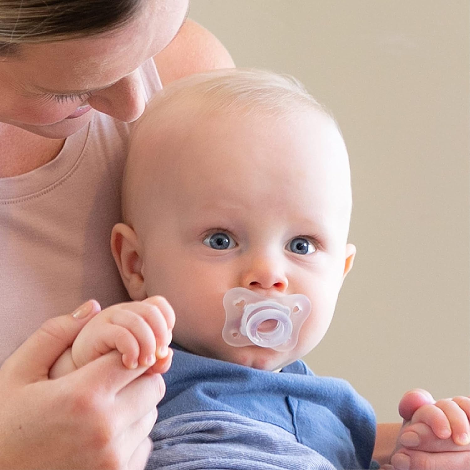 PHYSIOFORMA MINI MIĘKKA ZAWIESZKA DO CZYSZCZENIA, JASNA, 2-6M, 100% SILIKON, 2 SZT.