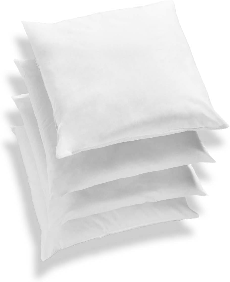 Bleu Câlin Home Collection Zestaw 4 poduszek Cliniguard Anti-Mite White 60X60 Cm Poduszki standardowe Naty Shop
