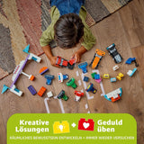 Samochody wyścigowe LEGO DUPLO Town F1 Team z wyścigowcami, zabawka do budowania dla całej rodziny, pobudzająca wyobraźnię zabawa, prezent urodzinowy dla małych dzieci, chłopców i dziewcząt od 2. roku życia 10445 Zestawy do budowania Besuche den LEGO-Store