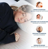 Valentia Medical Memory Foam Poduszka podtrzymująca szyję Ortopedyczna poduszka przeciwbólowa szyi Poduszka pod szyję z pianki Memory Ultra miękka, zmywalna osłona Poduszki ortopedyczne szyjki macicy Naty Shop