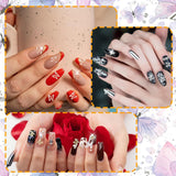 80 sztuk 3D motylkowe zawieszki do paznokci stop motyl złoty srebrny brokat ozdoby do paznokci biżuteria do paznokci akcesoria DIY Manicure dla kobiet
