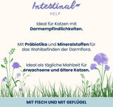 Almo Nature Functional - Pomoc jelitowa - Mokra karma dla dorosłych kotów z wrażliwymi jelitami - z rybami i drobiem - wspiera mikrobiom - 70g (opakowanie 6 szt.)