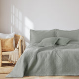Ameliahome Narzuta 170X210 cm Dwustronna narzuta Pikowanie ultradźwiękowe Poliester Ofelia Ciemnozielone Łóżka i koce Besuche den AmeliaHome-Store Ofelia Szary 260X280 cm
