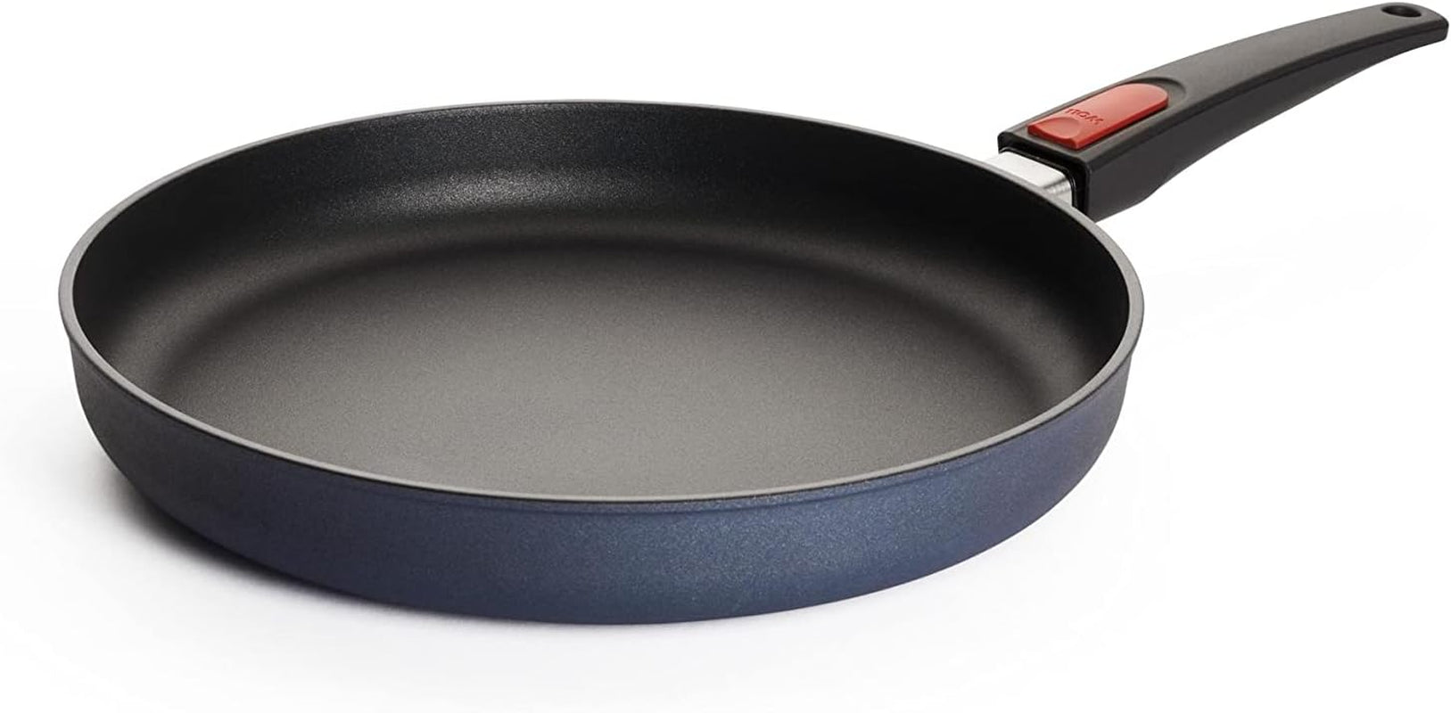 Płaska patelnia Woll Diamond Lite - Indukcja -, Ø 20 cm, wysokość 5 cm, Ze zdejmowanym uchwytem - Nadaje się do wszystkich typów płyt grzewczych, Odlew aluminiowy, Powłoka nieprzywierająca Naty Shop Garnki i patelnie Ø 30 cm