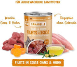 Sanabelle Gourmet Karma mokra w garnku z gęsią i kurczakiem | 6x380g | 2,28 kg