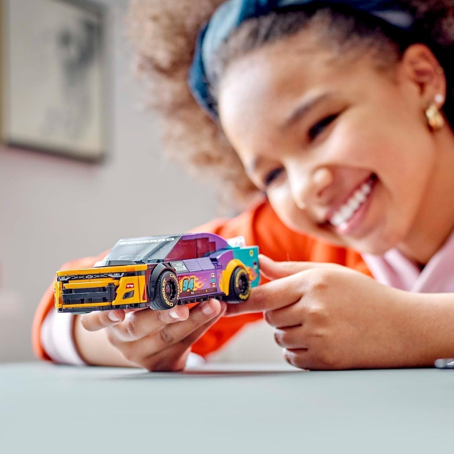 LEGO Speed Champions NASCAR Chevrolet Camaro ZL1 Samochodzik nowej generacji; Zestaw do zbudowania i zabawy samochodem wyścigowym; Prezent dla chłopców i dziewcząt powyżej 9 lat 76935 Zestawy do budowania w sklepie LEGO