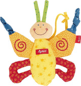 SIGIKID 40490 Aktywny pierścień Baby Activity PlayQ Zabawka dla dziewcząt i chłopców dla dzieci od 3 miesiąca Wielokolorowy Zabawki dla niemowląt Naty Shop Wielokolorowy / motyl