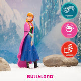Bullyland 12960 - figurka księżniczki Anny z filmu „Kraina lodu” Walta Disneya, ok. 9,5 cm, bardzo szczegółowe, idealne jako mały prezent dla dzieci w wieku 3 lat i starszych