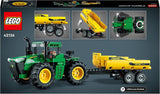 LEGO Technic Ciągnik 4WD John Deere 9620R z przyczepą wywrotki Klasyczna zabawka rolnicza dla dzieci dla chłopców i dziewcząt w wieku 8 lat Model kolekcjonerski 42136 Zestawy do budowania Besuche den LEGO-Store