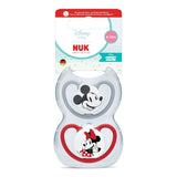 Smoczki NUK Perfect Match Air dla niemowląt | 6-18 miesięcy | Smoczki ortodontyczne, które wspomagają cyrkulację powietrza i zapobiegają wysypce spowodowanej śliną | 95% akceptacji przez dzieci** | Myszka Minnie Disneya | Opakowanie 2