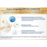 HiPP PRE HA Combiotik (4 x 600g), hydrolizowane mleko w proszku dla niemowląt od urodzenia, z naturalnymi kulturami kwasu mlekowego, dla wrażliwego układu odpornościowego