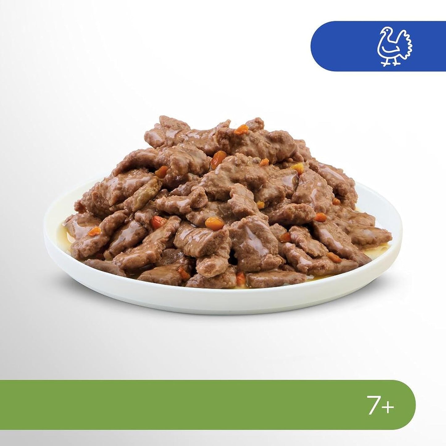 PERFECT FIT™ Senior Cat – saszetki z indykiem i marchewką, 12 x 85 g