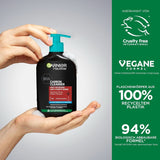 Garnier Charcoal Cleanser Żel do mycia twarzy przeciw zaskórnikom i wypryskom 250ml Pod prysznic i do kąpieli Naty Shop