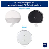 Papier toaletowy Tork Jumbo White T1, Advanced, 2 warstwy, 6 × 380 M, 472118