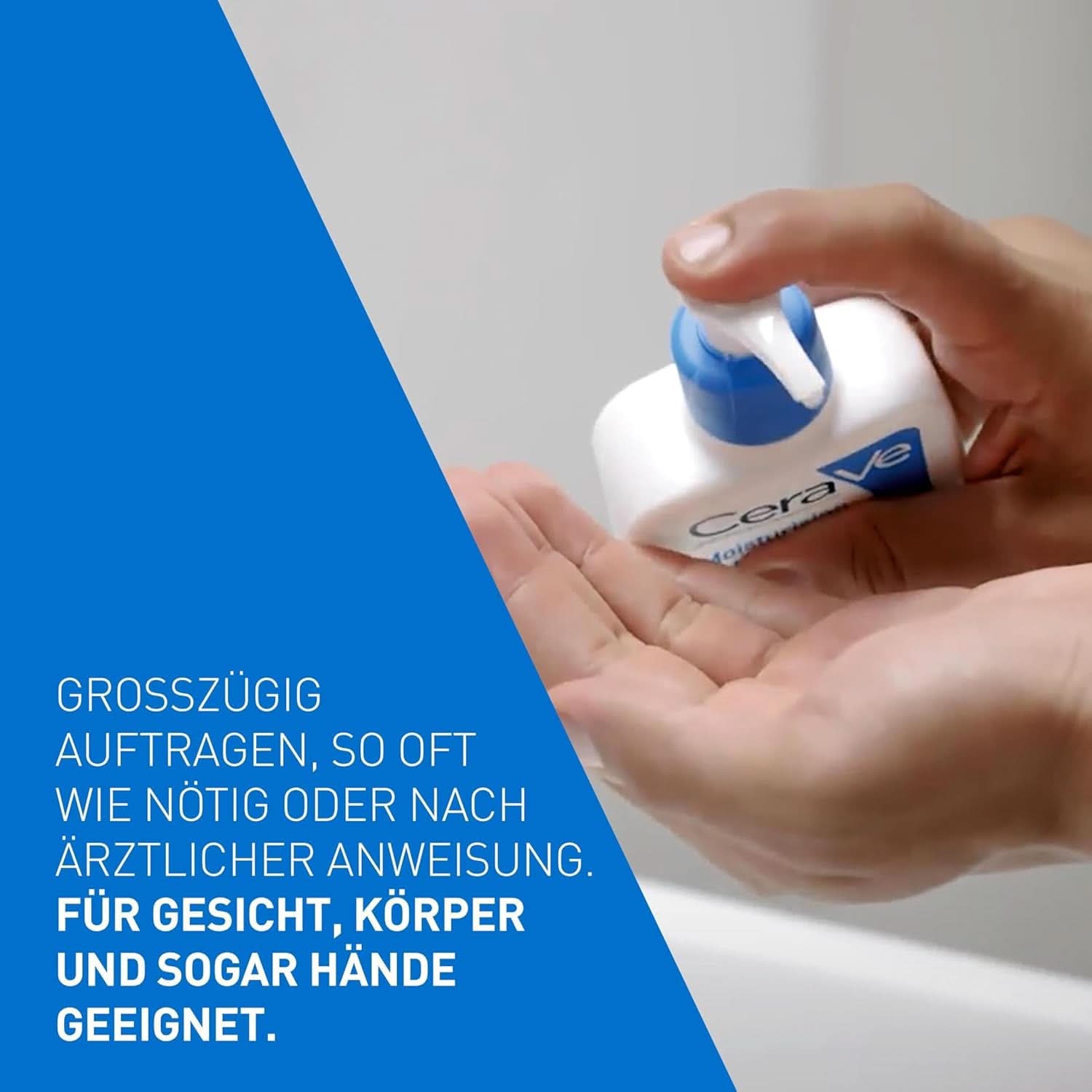 Cerave balsam do ciała z pompką dozującą, odpowiedni do atopowego zapalenia skóry oraz skóry suchej i bardzo suchej, 236 ml Sklep Kosmetyki i Urody Naty
