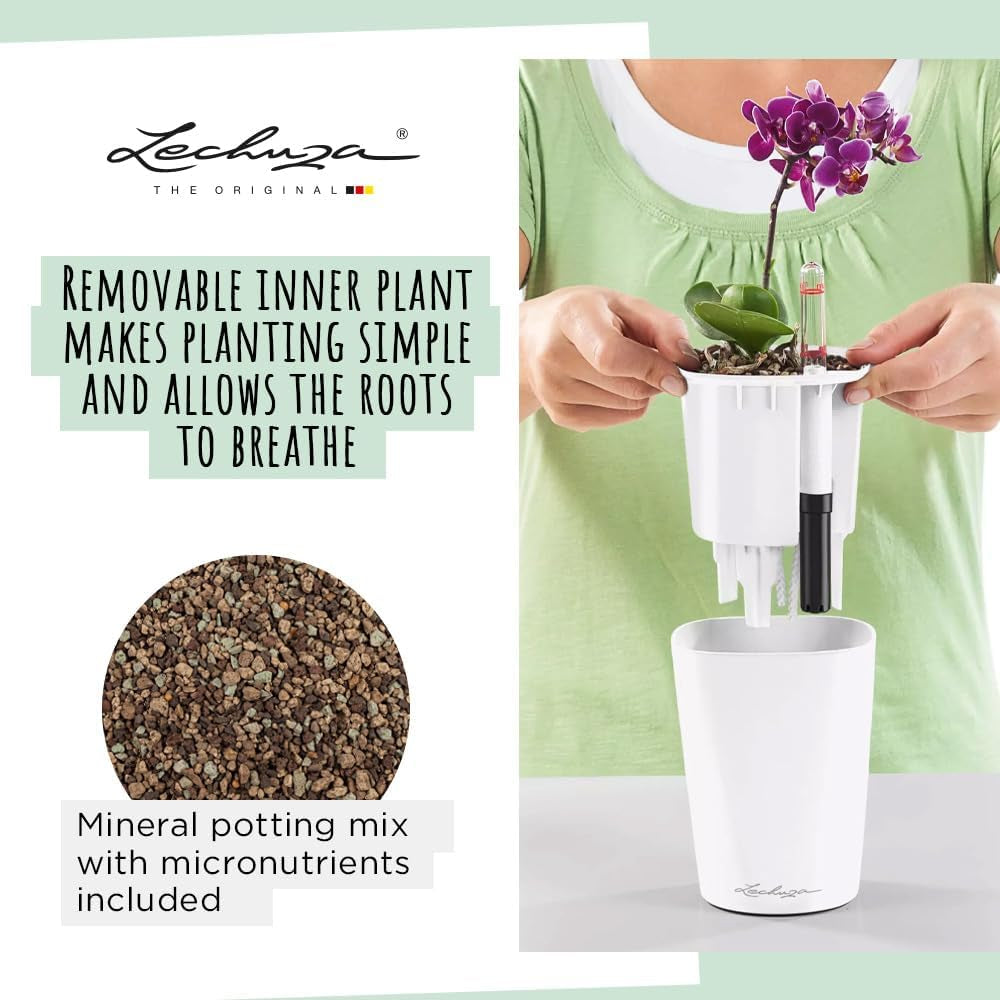LECHUZA DELTINI biały połysk 14900
