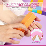 FANDAMEI 20 Stücke Buffer Für Nagel, Nagelfilen Für Gelnägel, Profi Nagelfeile 100/180, Polierfeile Fingernägel, Filen Für Gelnägel, Zestaw do manicure i pedicure