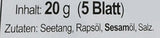 Dongwon Seetang, geröstet, gewürzt (1 x opakowanie 20 g)