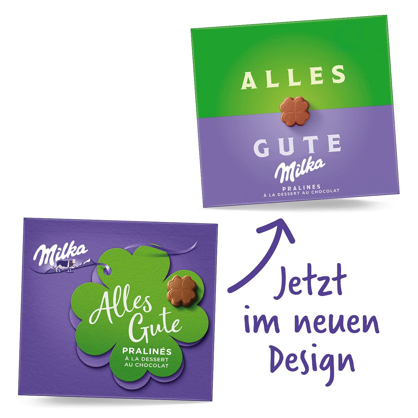 Milka All the Best Pralines 10 x 110g, Praliny z mlecznej czekolady alpejskiej z nadzieniem z kremu kakaowego (opakowanie 2 szt.)