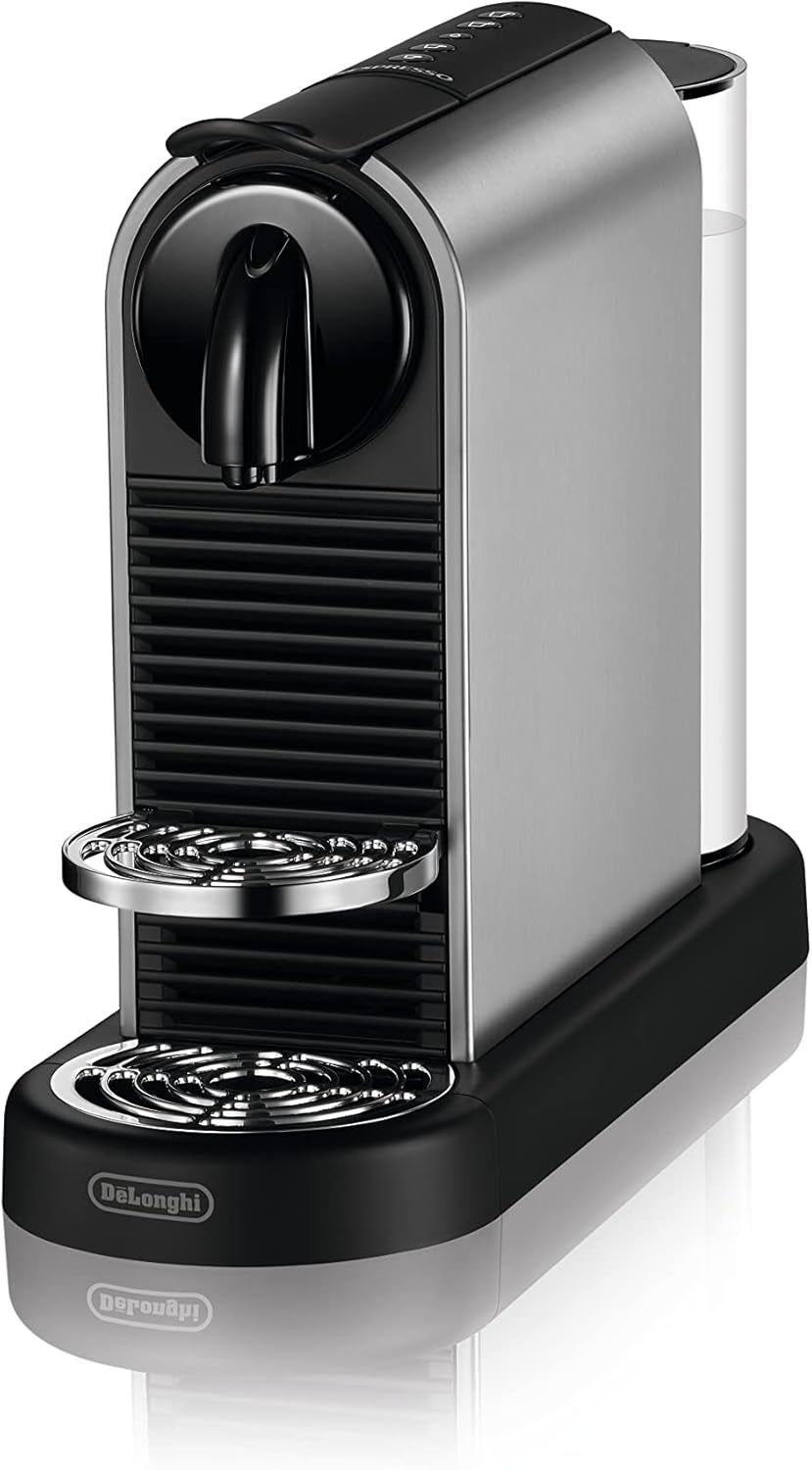 Ekspres na kapsułki Nespresso EN167.W Citiz, pompa wysokociśnieniowa i idealna kontrola temperatury, bez Aeroccino (spieniacza do mleka), funkcja oszczędzania energii, 1260 W, kremowo-biały, 37,4 x 11,9 x 25,5 cm