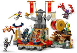 LEGO NINJAGO Arena turniejowa Zabawka przygodowa dla dzieci Zestaw Ninja z 6 kolekcjami minifigurek Zestaw do budowania Prezent urodzinowy dla chłopców i dziewcząt w wieku 7 lat 71818 Zestawy do budowania Besuche den LEGO-Store