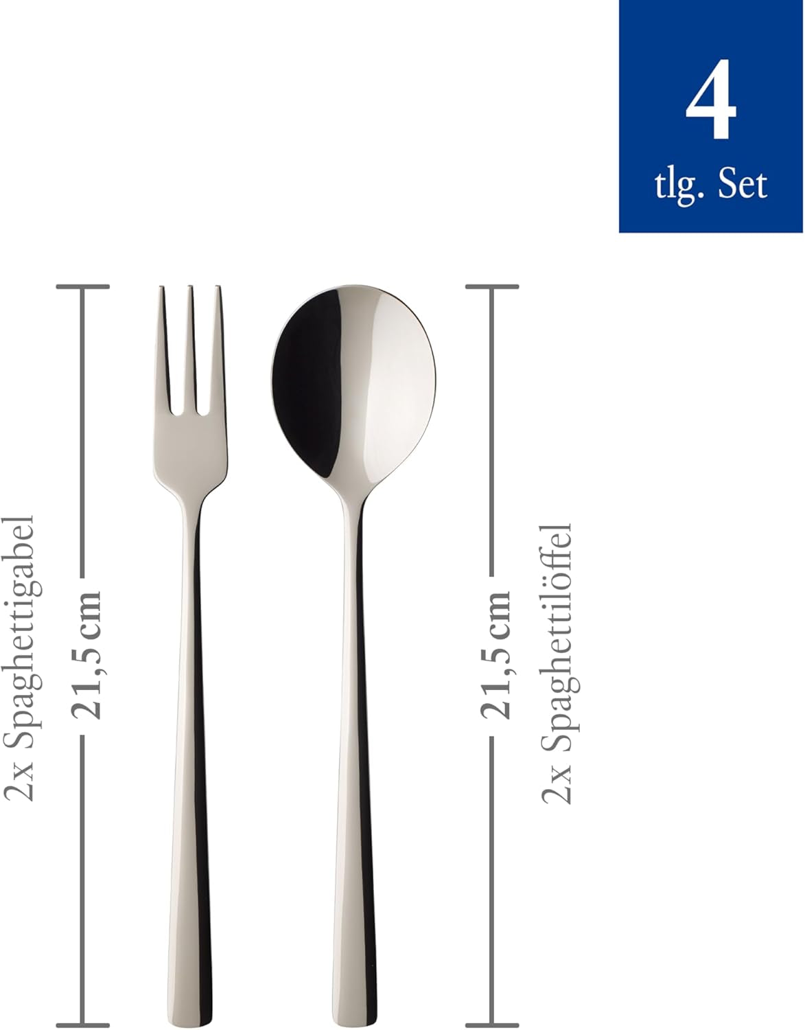 Villeroy & Boch - Daily Line Specials Zestaw sztućców do spaghetti 4 sztuki Kitchen Naty Shop