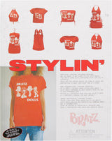 Modna lalka w stylu T-shirtu Bratz Stylin' Jade zawiera akcesoria Urocza zabawka dla dziewczynki