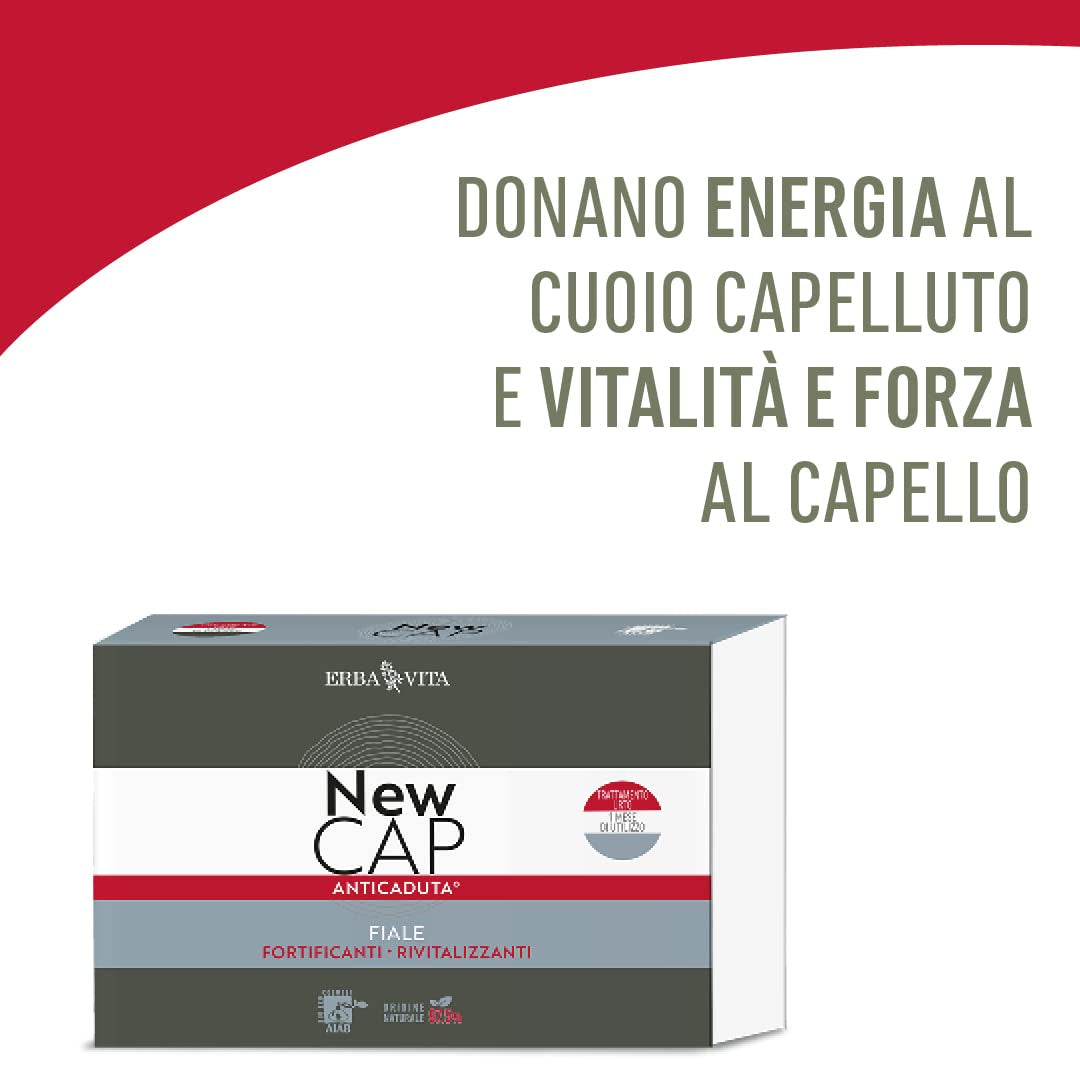 Newcap Anti-Fall Ampoules Kosmetyk do włosów słabych, 12 ampułek Pielęgnacja włosów Naty Shop