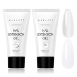 Makartt Poly Nail Extension Gel - 50 ML Extension Builder Akrylowy Poly Nägel Aufbaugel Extender Gel Für Gelnägel Für Nagelverlängerung, Nagelstärkung, Dekoracja paznokci (przezroczysty)