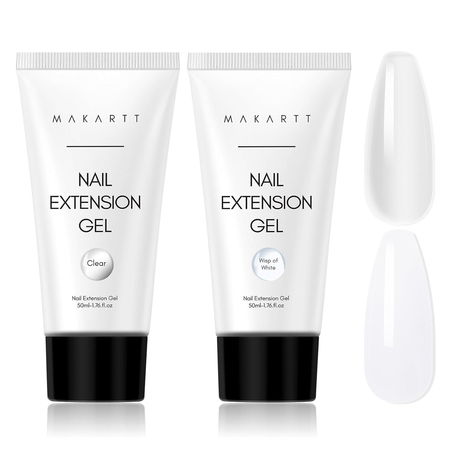 Makartt Poly Nail Extension Gel - Akrylowy żel przedłużający, Żel wzmacniający paznokcie, Ozdoba do paznokci, 50ml (fioletowy)