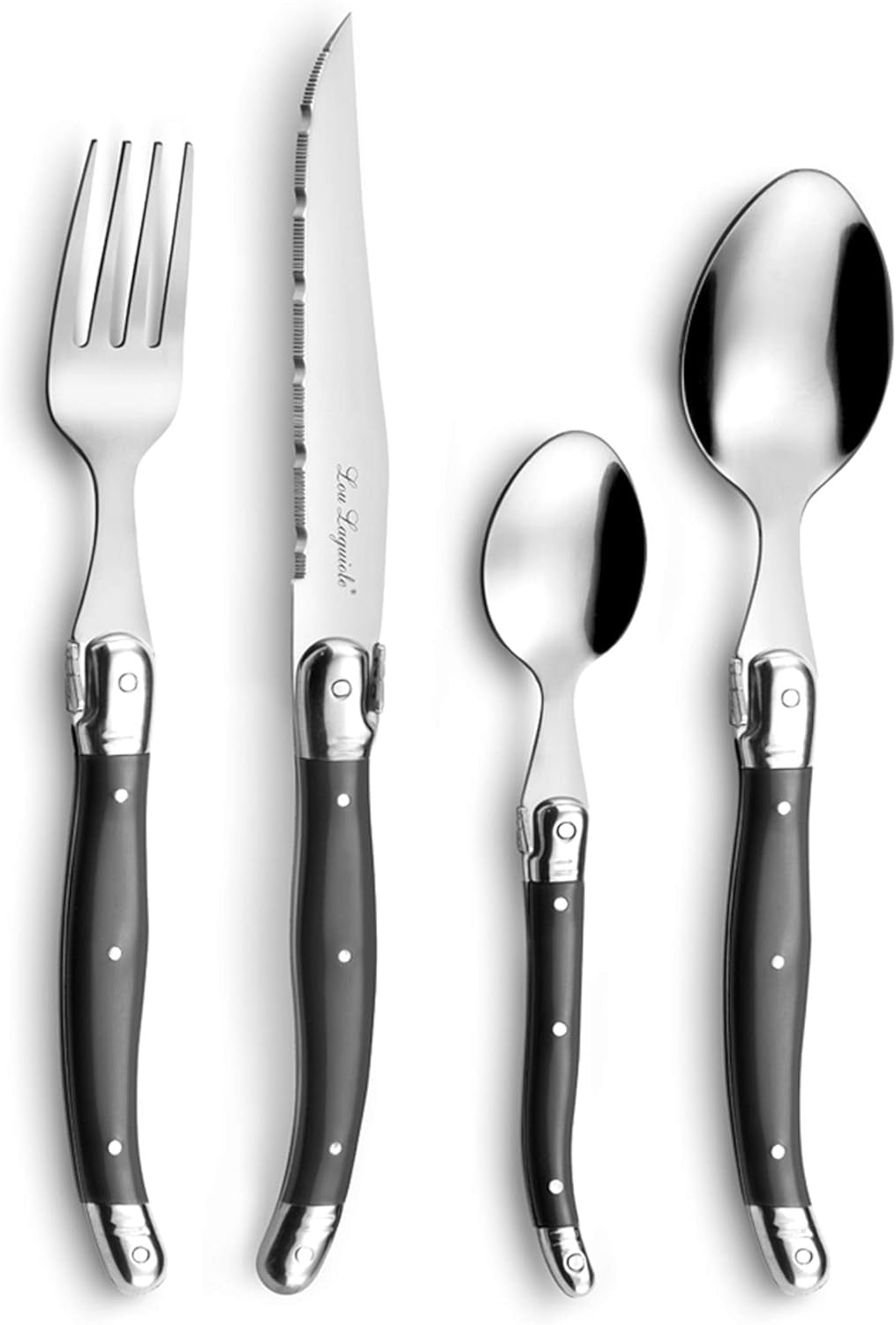 LOU LAGUIOLE TRADITION Zestaw sztućców do steków 24 sztuki Kitchen Naty Shop