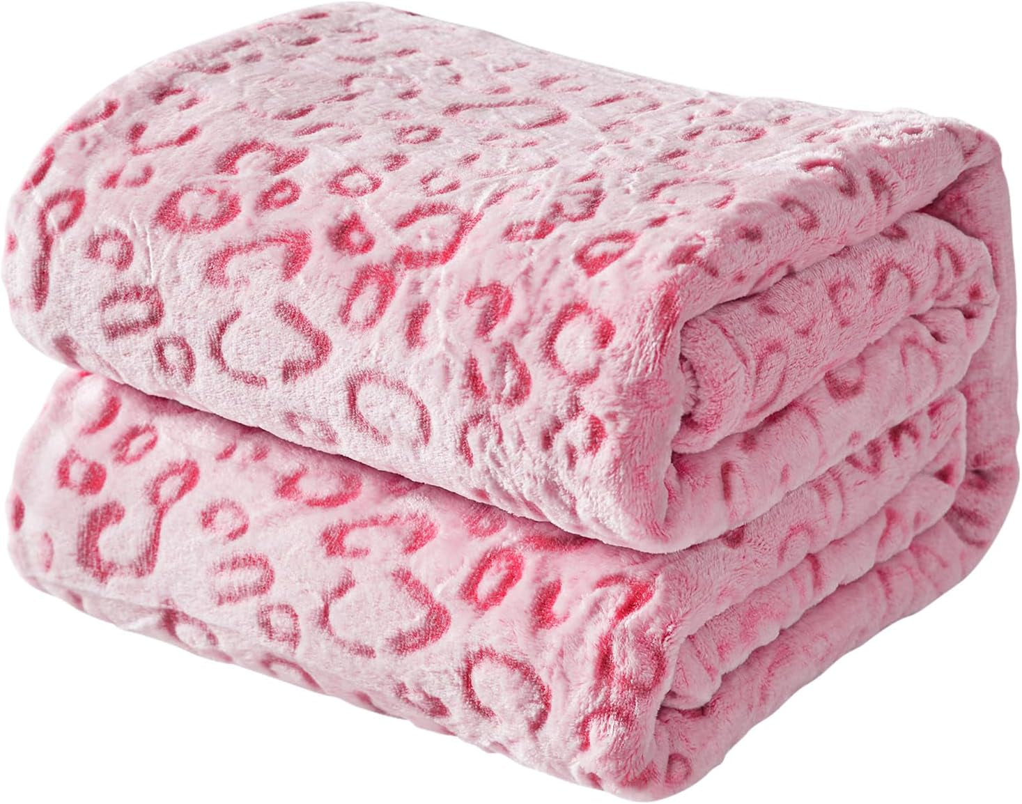 FY FIBER HOUSE Narzuta z polaru flanelowego, koc z mikrofibry z nadrukiem geparda 3D, 228 X 274 cm, fioletowy Kołdry i kołdry Naty Shop Hot Pink Leopard 90 "X90"