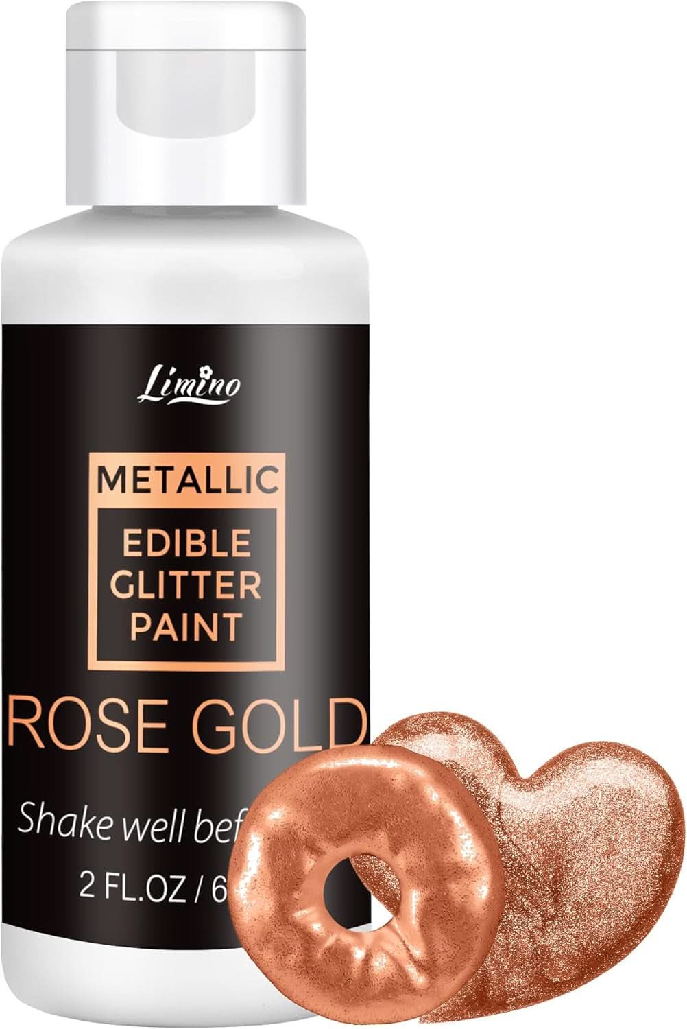 Brokat jadalny w płynie, 60 ml Naty Shop Roségold