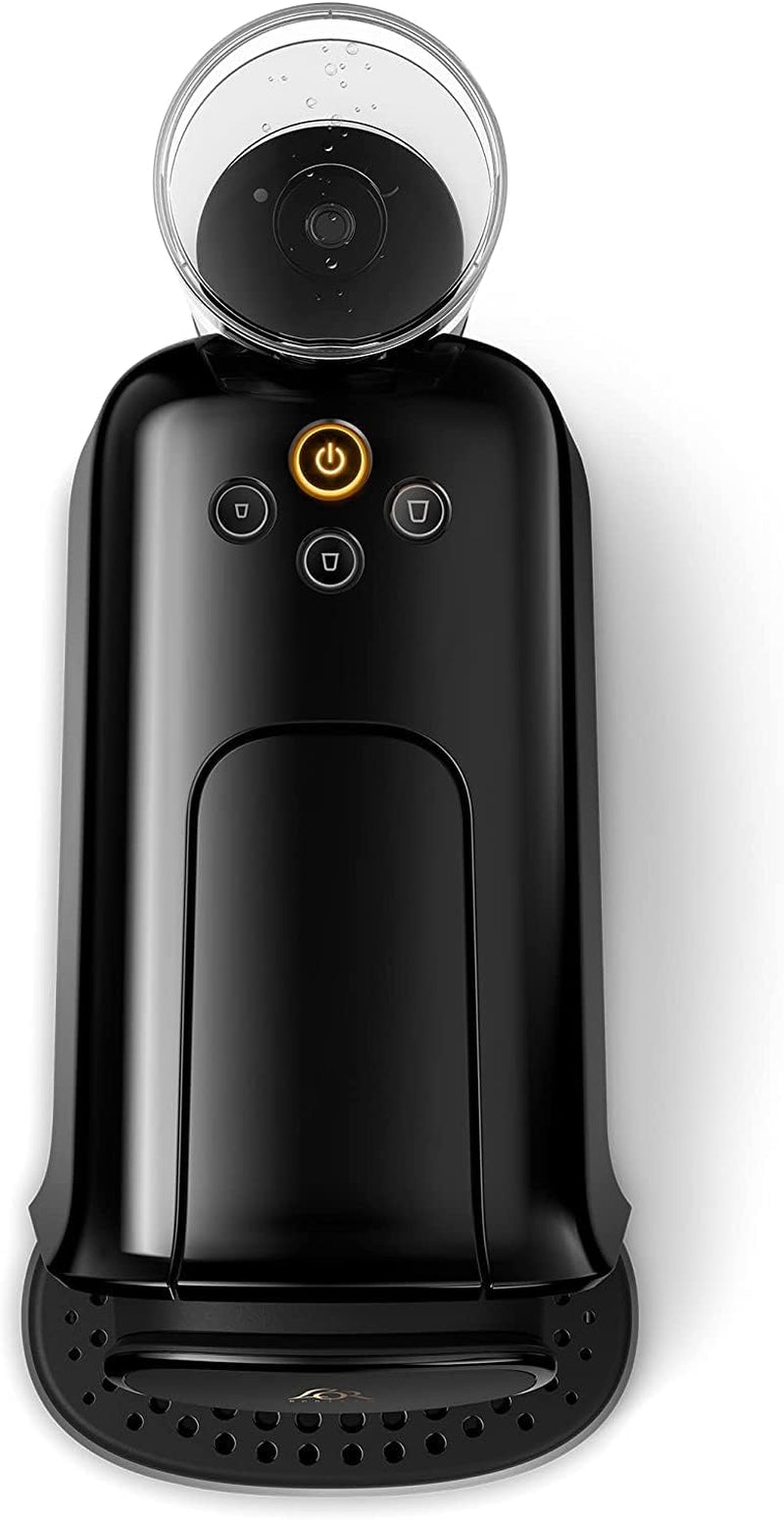 Ekspres do espresso na kapsułki PHILIPS LM8012/60 — dwie dawki, podwójna przyjemność, 1 lub 2 filiżanki, ristretto, espresso, lungo lub grand café long, podwójna kapsułka, oryginalna jakość espresso, czerń fortepianowa