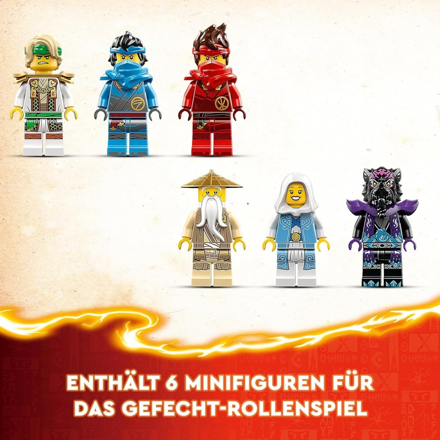 LEGO NINJAGO Smocza kamienna świątynia Smocza zabawka z 6 figurkami Ninja, duży zestaw do budowania, zabawy i wystawiania, prezent urodzinowy dla chłopców i dziewcząt w wieku 13+ 71819 Zestawy do budowania Besuche w sklepie LEGO