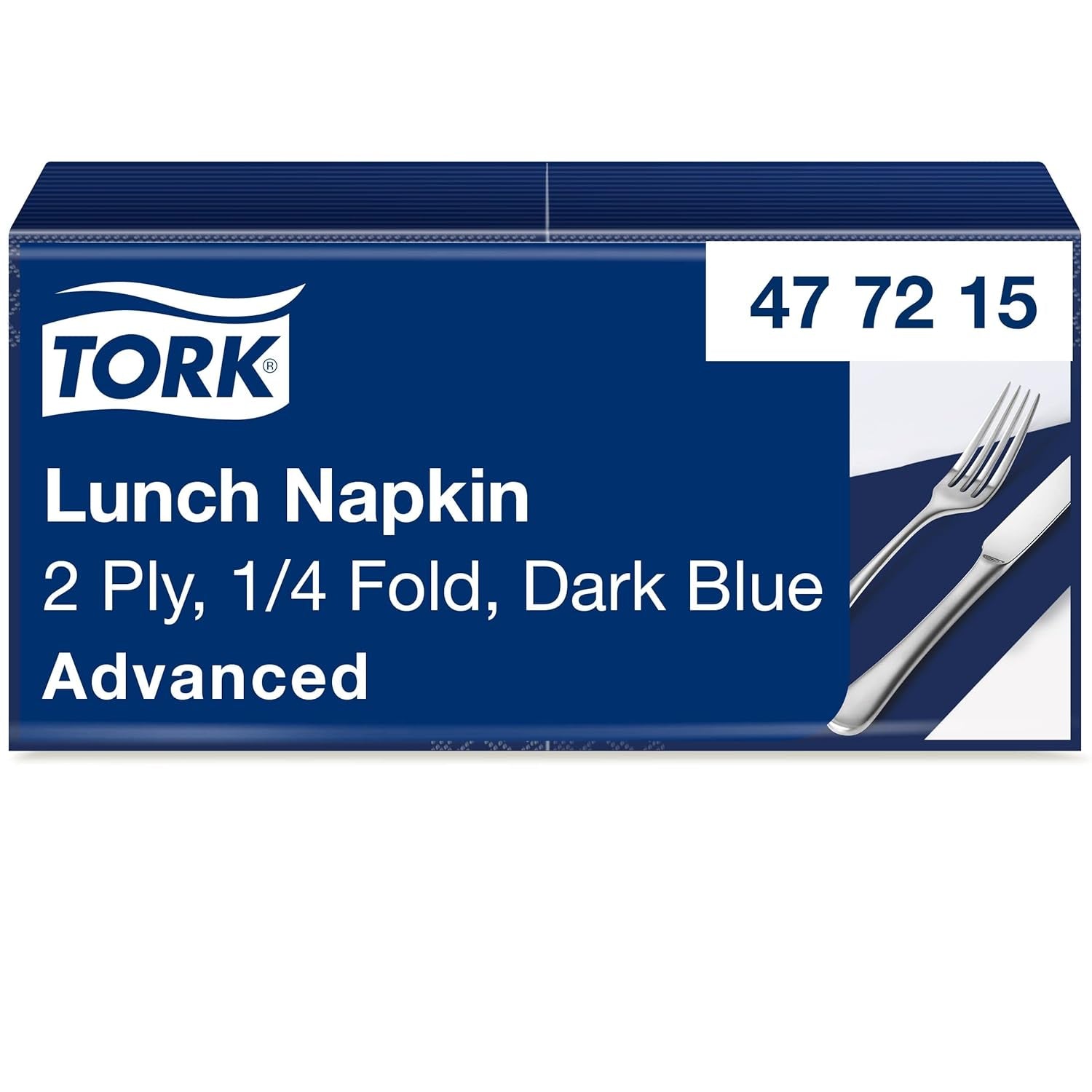 Tork 477840 Limonkowe serwetki obiadowe / 2-warstwowe serwetki do małych posiłków lub przekąsek / Zaawansowana jakość / 10 X 200 (2000) serwetki papierowe / 32,6 X 33 cm (dł. x szer.) / złożenie na 1/4