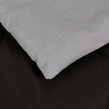 Poszwa na kołdrę z mikrofibry Amazon Basics, do noszenia obustronnie, 220 X 240 cm, szaro-czarna Kołdry i kołdry Naty Shop